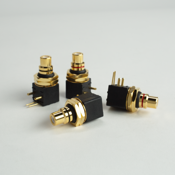 Gold Plated RCA Connectors x 4
